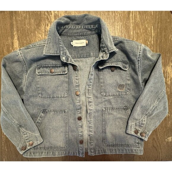 Honor The Gift Jean Stallion Work Horse Chore Jacket Sz 10 streetwear oversized - Picture 1 of 12